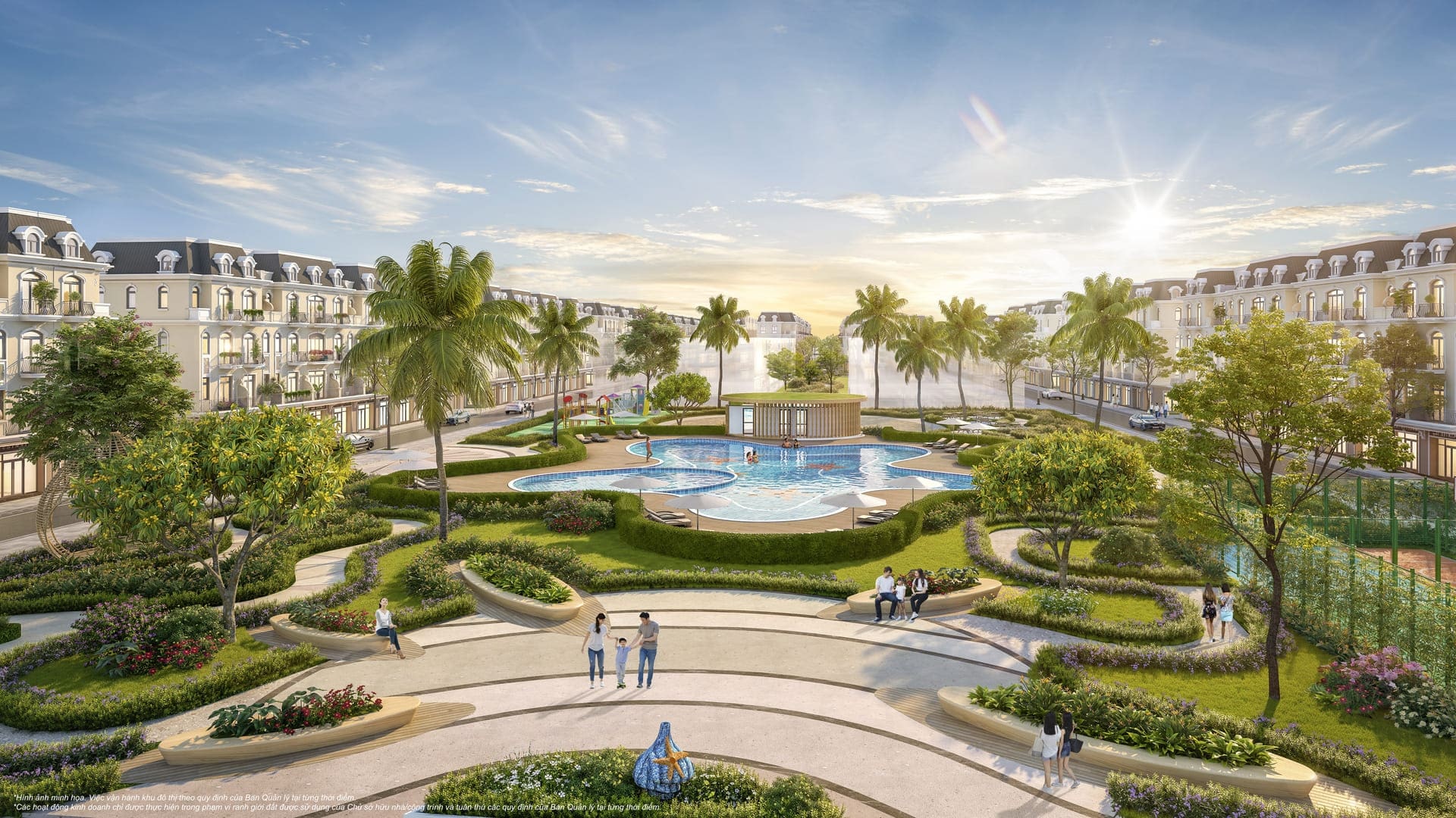 Biệt thự 6 Cong-vien-Thien-nien-ky-voi-khong-gian-xanh-mat