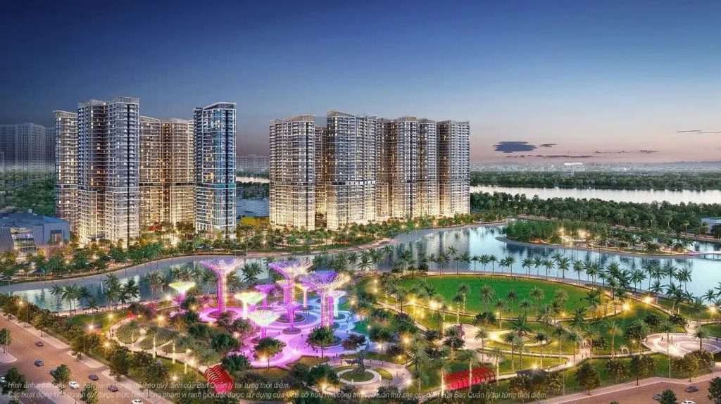 Phân khu Bình Minh 2 Phối cảnh chung cư Vinhomes Đan Phượng Wonder City