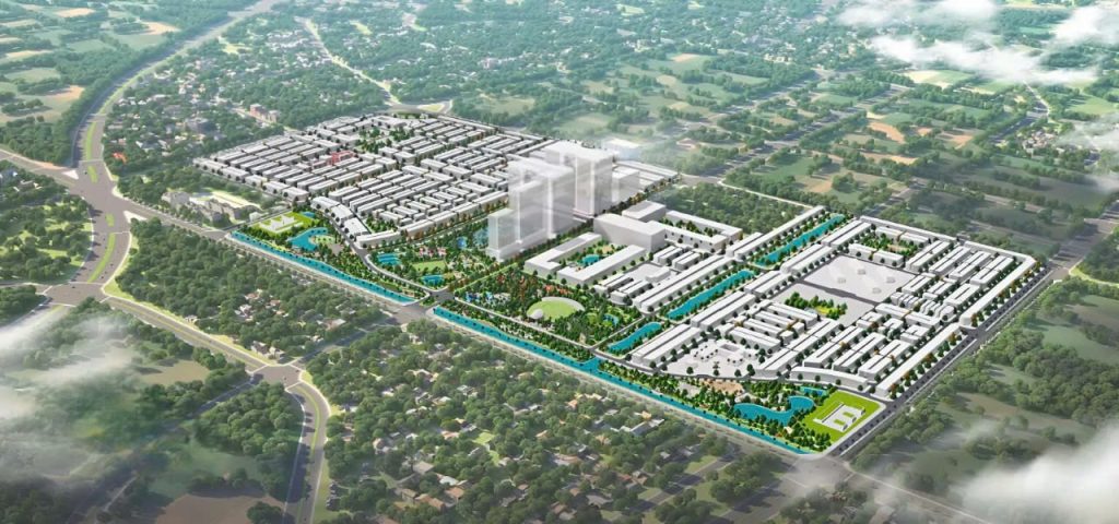 Phân khu Hừng Đông 2 Phối cảnh dự án Vinhomes Đan Phượng Wonder City