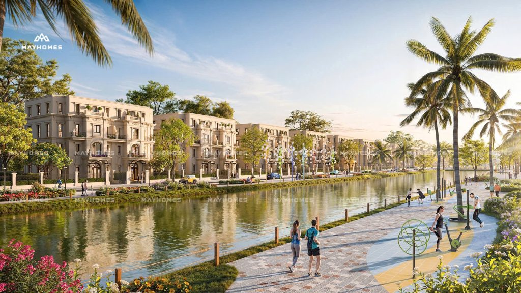 Biệt thự ven sông tại Vinhomes Đan Phượng