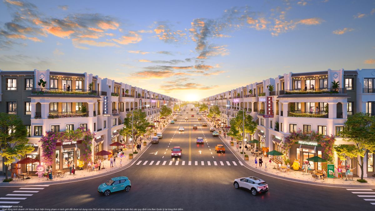 Shophouse Thương phố Đại lộ sở hữu tiềm năng khai thác vượt trội.