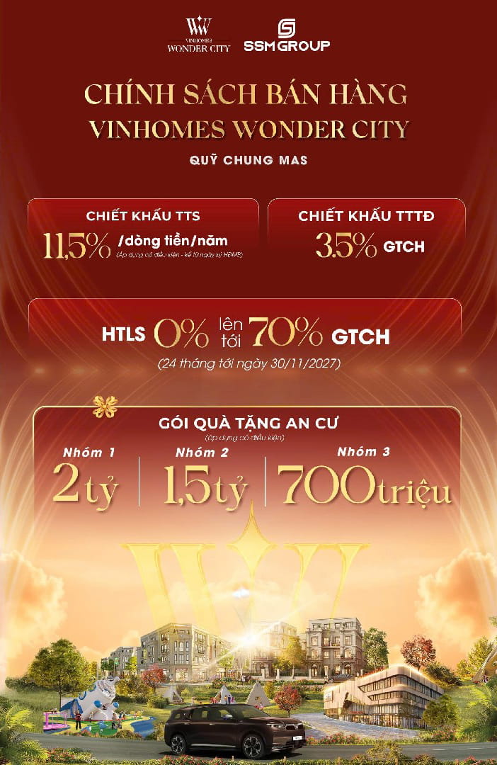 Chính sách bán hàng dự án Vinhomes Đan Phượng 2 Chính sách bán hàng dự án Vinhomes Đan Phượng 2